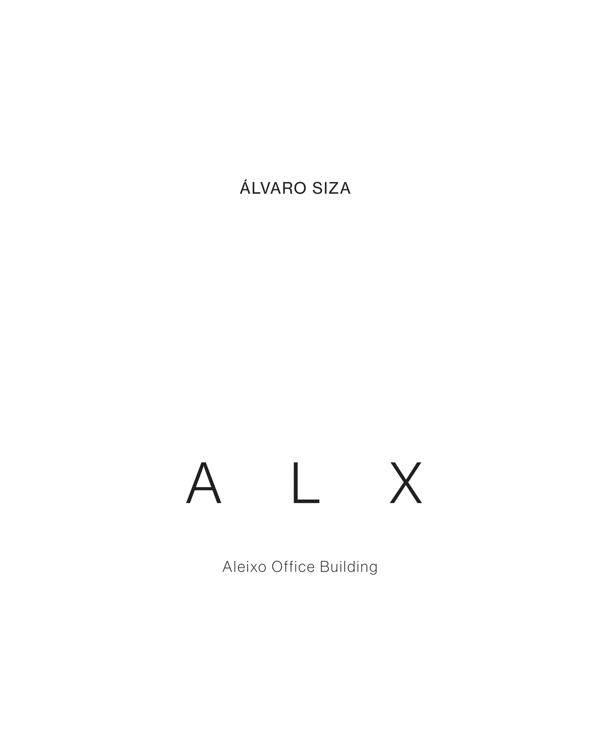 ALX title page